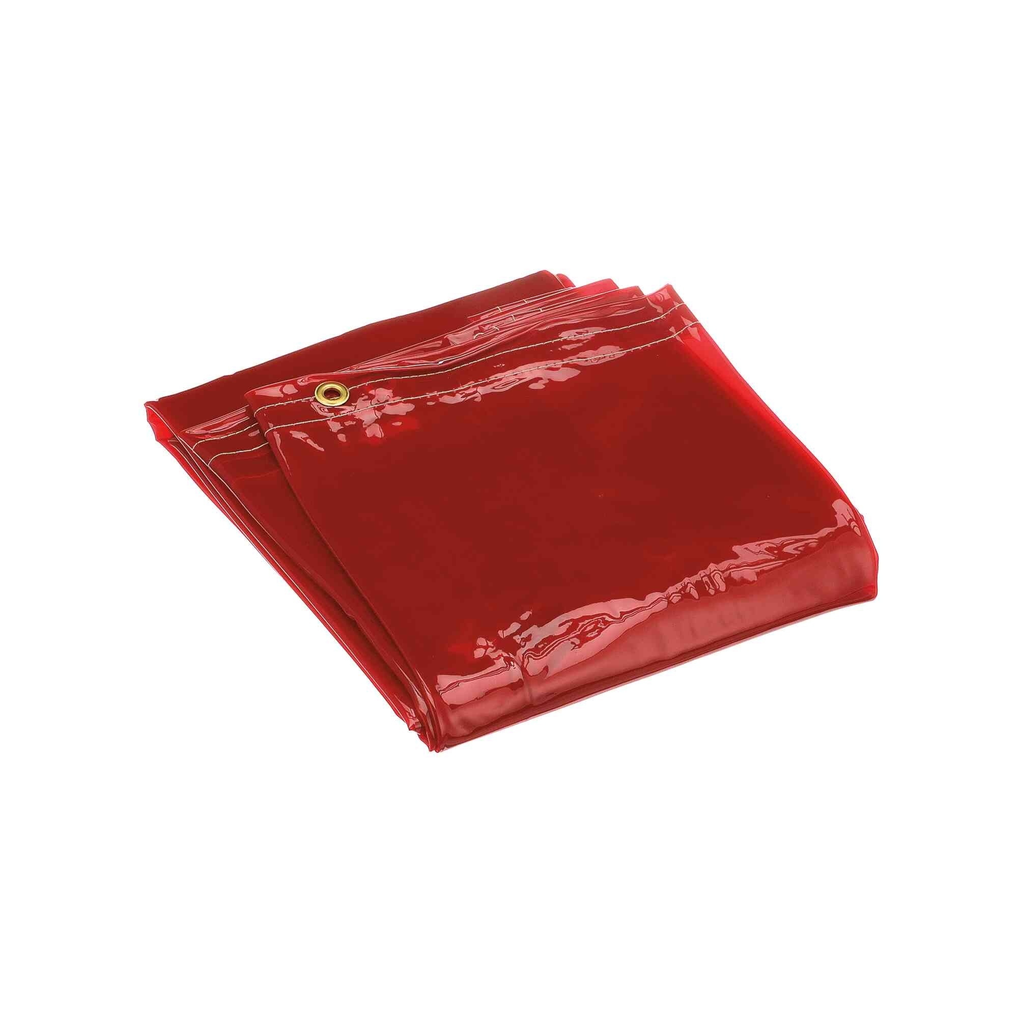 Jackson Safety® - Transparent Welding Curtain - 6' x 6' - Weight (per sq. yd.) 13 oz - Thickness 0.014" - Orange - Amp Usage Medium/High - Model # 36292